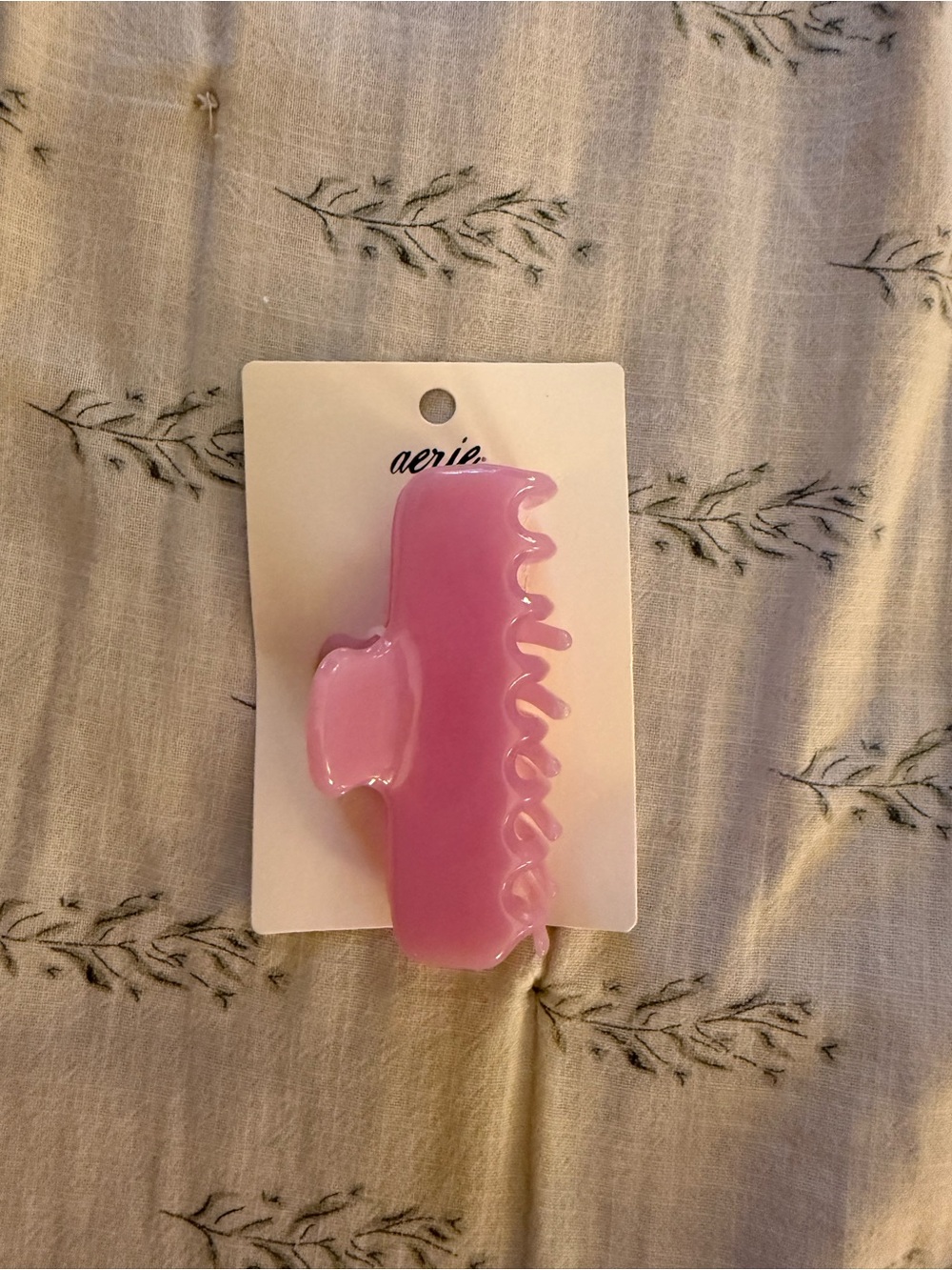 Aerie Pink Jelly Claw Clip *as is*